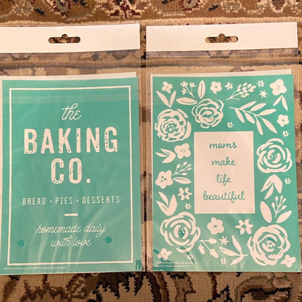 Chalk Couture Transfer Bundle (Baking and Mom)